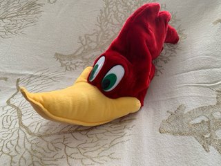 Gorro de peluche Woody Woodpecker