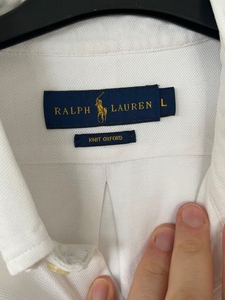 Camisa Polo Ralph Lauren Blanca