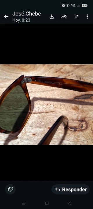 Gafas Ray-Ban  y funda BOSS ORANGE Marrones