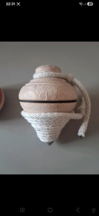 Peonza y Yoyó de madera