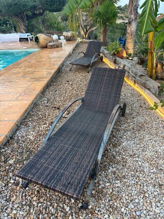 Tumbonas Rattan Jardín (2uds)