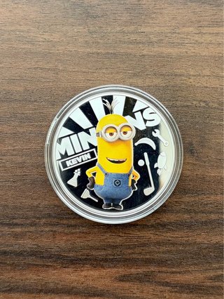 3 Monedas Minions Plata 999