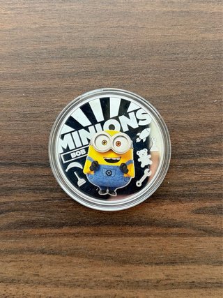 3 Monedas Minions Plata 999