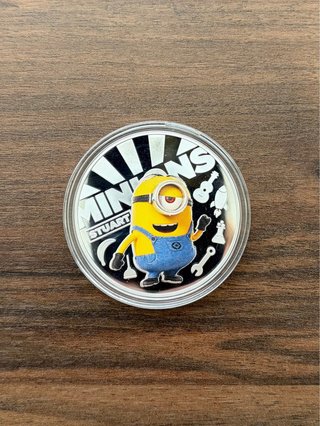 3 Monedas Minions Plata 999