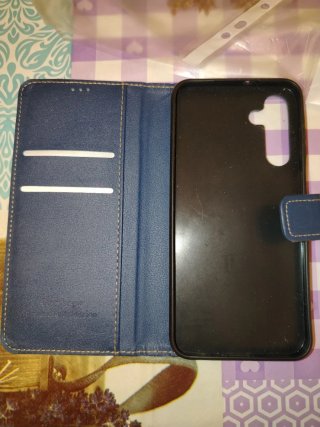 Custodia rigida Samsung A55 blu