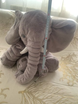 Peluche Elefante Gris Suave
