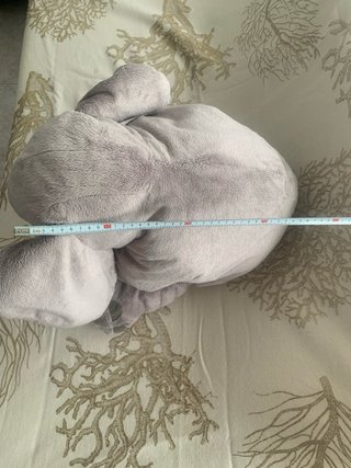 Peluche Elefante Gris Suave