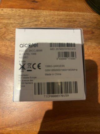 Lote 100 Alcatel 1066 Blanco