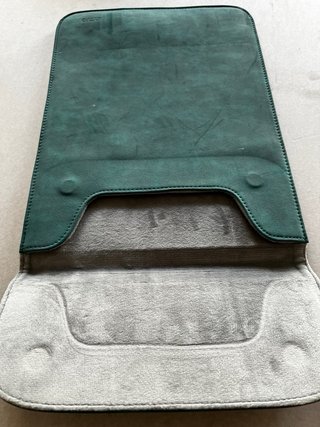 Carpeta terciopelo verde muy elegante y bonita