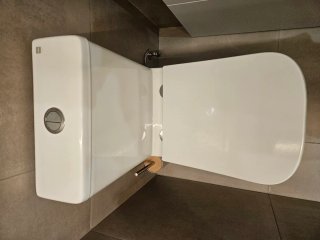 Inodoro porcelana blanco