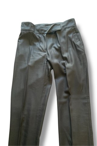 Traje Uterqüe gris chaleco y pantalón