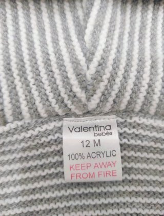 Conjunto bebé 9 meses gris