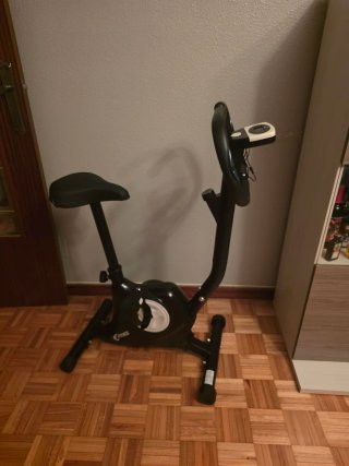 Bicicleta Estática Fitness Negra