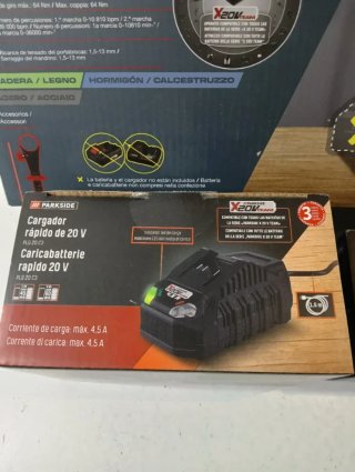Taladro Percutor Parkside 20V con Batería Smart
