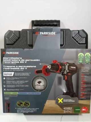Taladro Percutor Parkside 20V con Batería Smart
