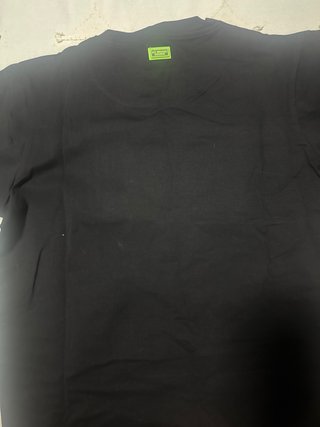 Camiseta MY BRAND Negra con Logo Verde