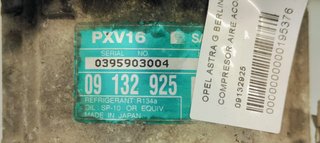 COMPRESOR AIRE ACONDICIONADO OPEL ASTRA G BERLINA