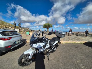 Moto Trail A2 Blanca Adventure