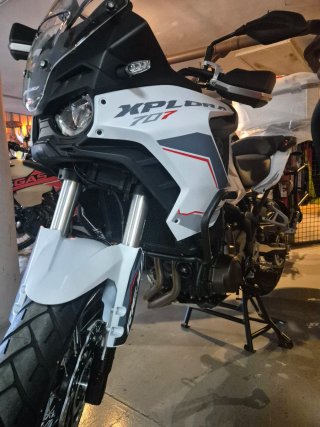 Moto Trail A2 Blanca Adventure