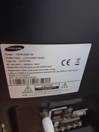 Televisor Samsung 37 Negro