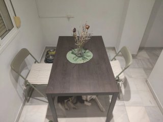 Mesa y 2 Sillas Plegables