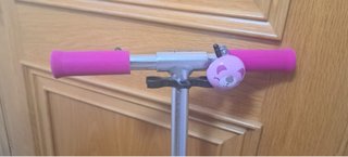 Patinete Oxelo rosa con timbre