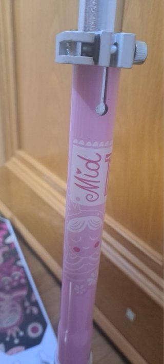 Patinete Oxelo rosa con timbre
