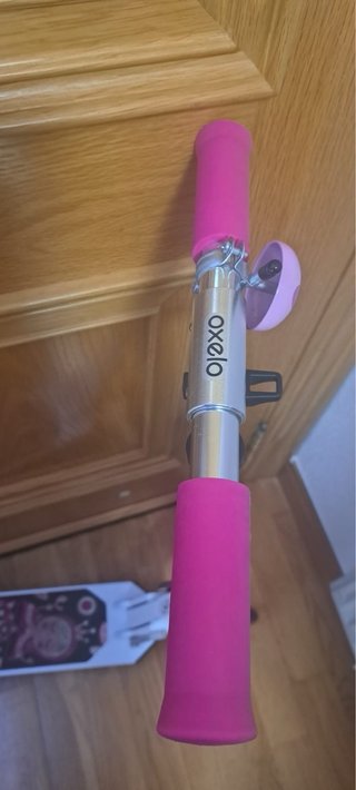 Patinete Oxelo rosa con timbre