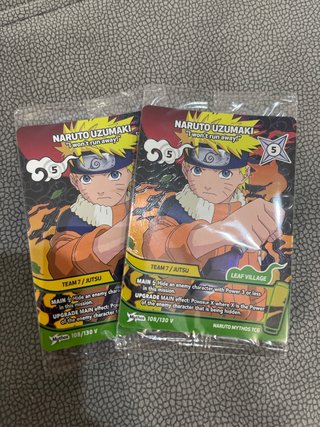Naruto Mythos promo 108/130 V ナルト 2 Cartas Naruto Uzumaki