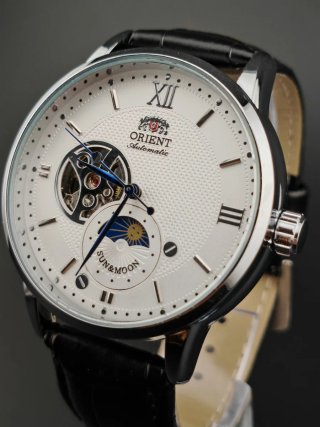 Reloj Mod Orient Automático Plata Blanco