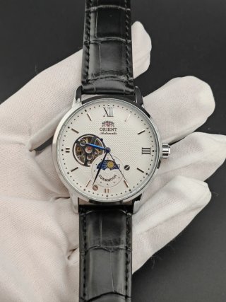 Reloj Mod Orient Automático Plata Blanco