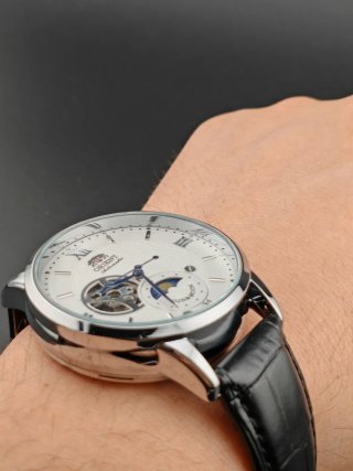 Reloj Mod Orient Automático Plata Blanco