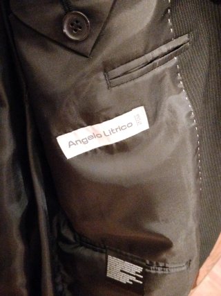 Chaqueta de vestir Angelo Litrico Negra