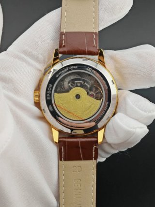 Reloj Mod Orient Automático Dorado Negro