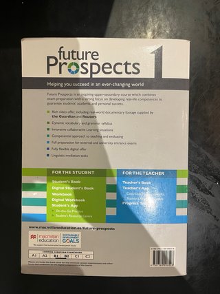 FUTURE PROSPECTS 1 Workbook y Student's App: cu...