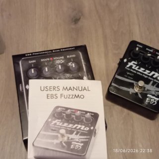 Pedal EBS Fuzzmo Fuzz Mode Ultra High Gain