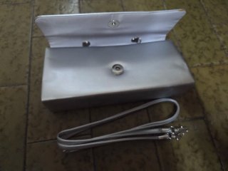 Bolso de fiesta plateado