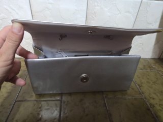 Bolso de fiesta plateado