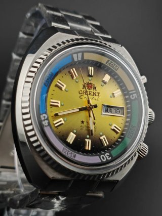 Reloj Orient Crystal Automático Dorado