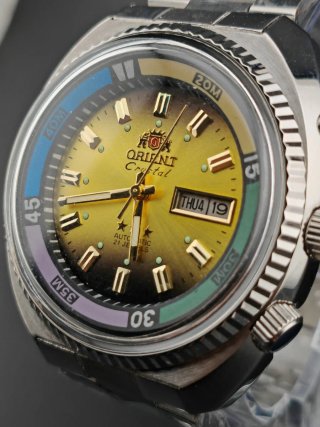 Reloj Orient Crystal Automático Dorado