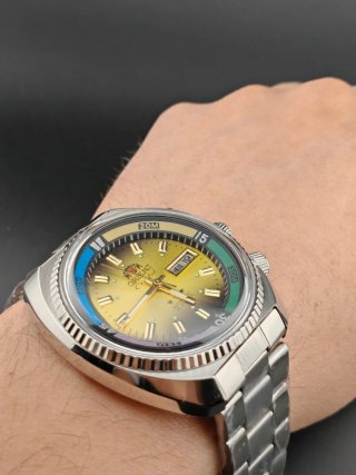 Reloj Orient Crystal Automático Dorado