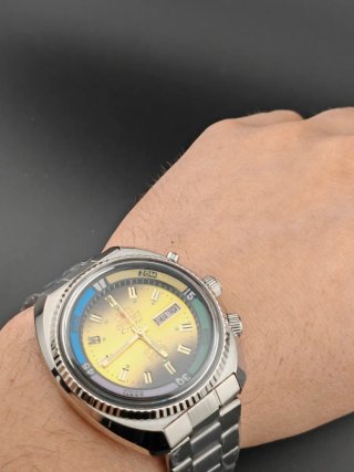Reloj Orient Crystal Automático Dorado