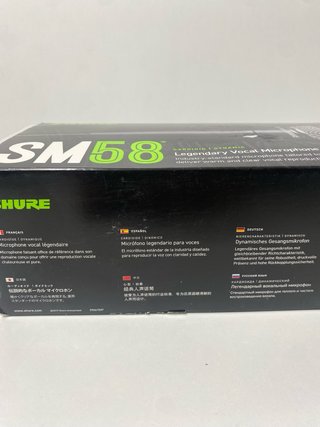 : Micrófono Shure SM58 Vocal Dinámico Cardioide