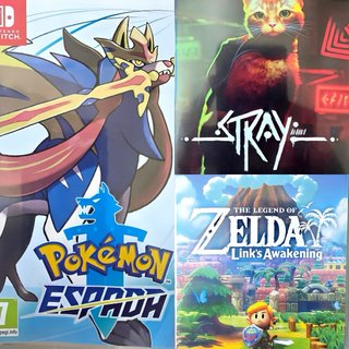 Nintendo Switch + 3 Juegos + 4 Joy-Con+Mando+Funda