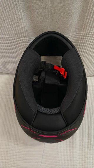 Casco Moto HJC CS-15 TRION Negro y Rosa mate. Tall