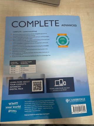 Cambridge Complete Advanced C1 Workbook