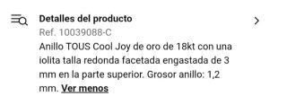 Anillo Tous Cool Joy Azul