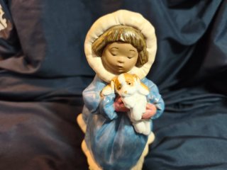 Oferta auténtica Figura Lladro Niña con Perro