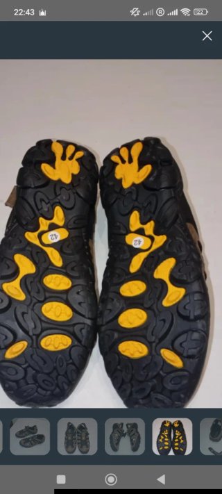 Sandalias Saguaro Hombre Talla 42 Marrón/Negro