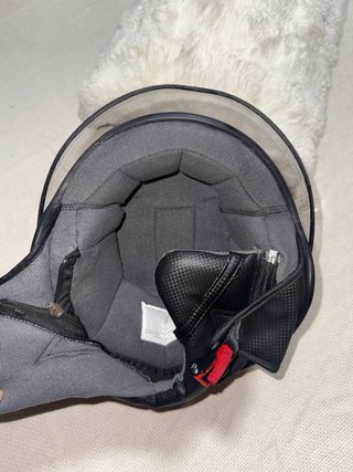 Casco Jet JEB'S Negro Mate con Pantalla